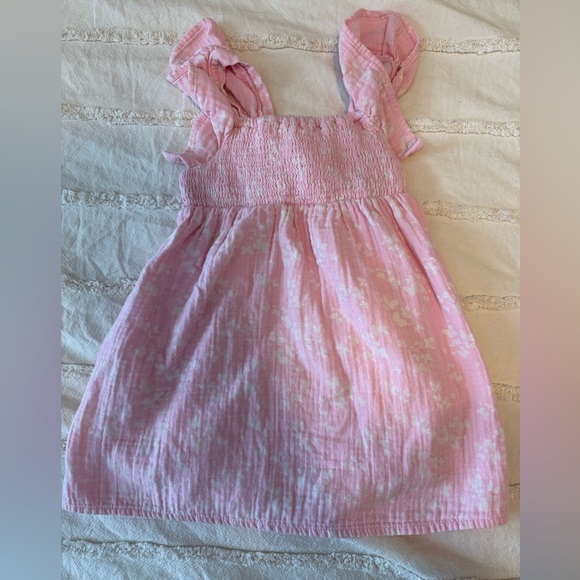 Cat & Jack Pink Butterfly Dress- 3T - Picture 1 of 2